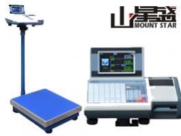 ADS-302熱敏標(biāo)簽打印地秤 75/150/300/500kg商城超市工廠(chǎng)電子地秤